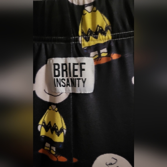 Brief Insanity Charlie Brown lounge pants.  Comfy. Small. Peanuts - Picture 3 of 6